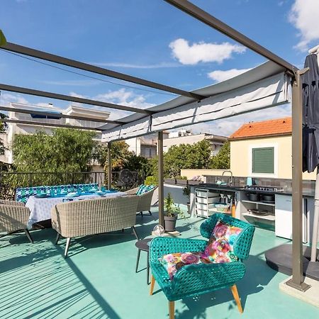 Вілла Boutique Triple House With Garden & Roof Terrace Спліт Екстер'єр фото