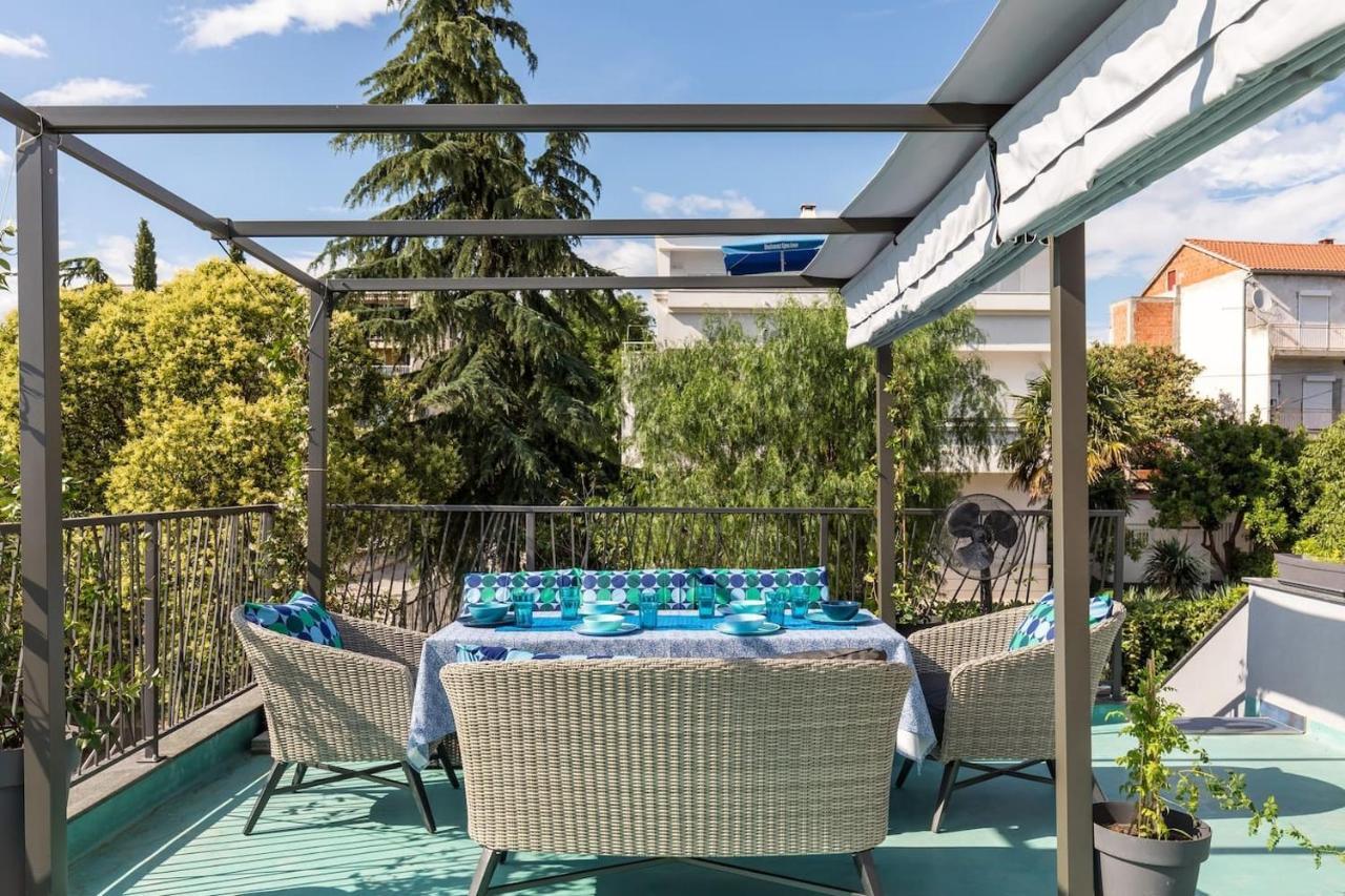 Вілла Boutique Triple House With Garden & Roof Terrace Спліт Екстер'єр фото